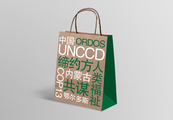 聯(lián)合國防治荒漠化公約第十三次締約方大會(huì)荒漠化紙袋