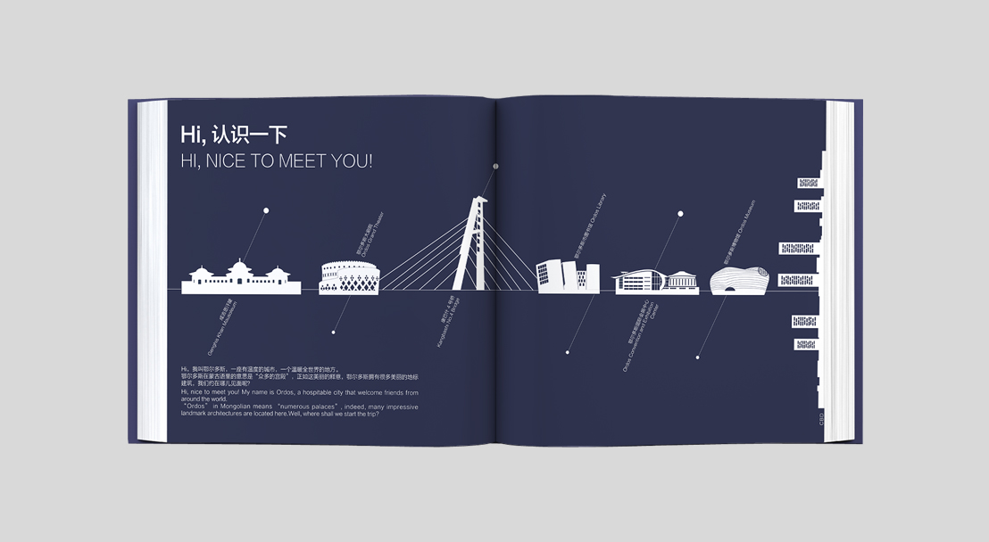 鄂爾多斯城市宣傳畫冊(cè)