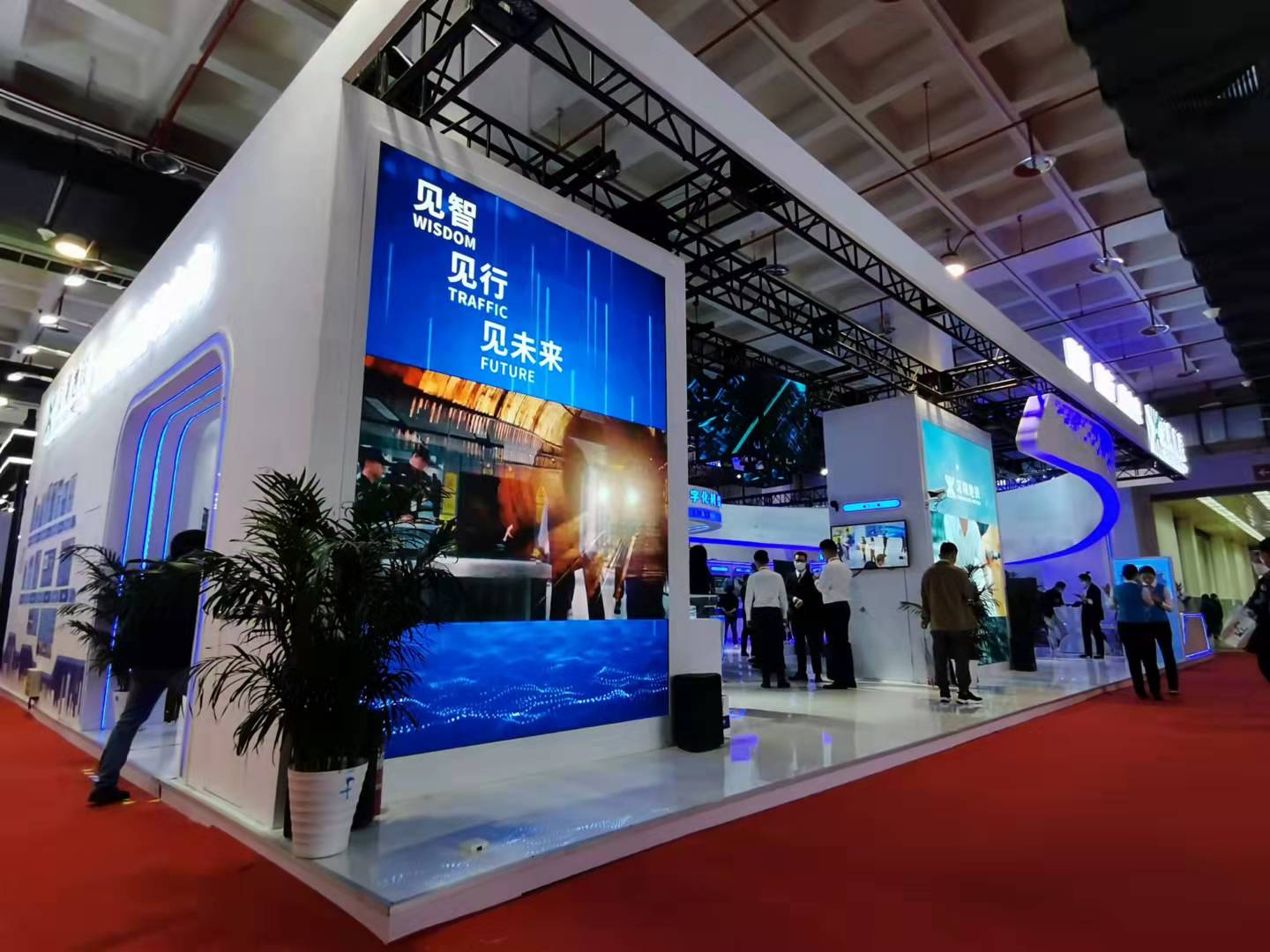 深圳地鐵集團(tuán)2021年北京城市軌道交通展展臺搭建項(xiàng)目